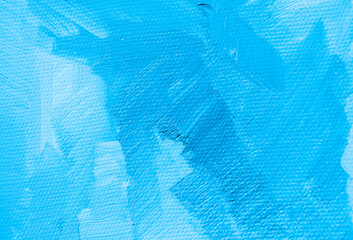 Abstract blue oil paint texture