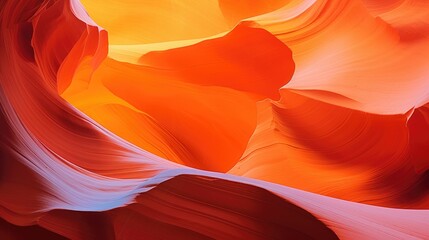 The Antelope Canyon, Arizona, USA. Generative AI