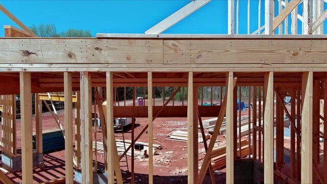 Beams crucial role in providing structural support to entire building during construction framing.