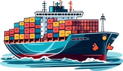Container Ship illustration