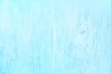 Blue abstract oil painted background, brush texture with copy space for design