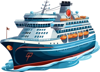 Cruise Ship illustration