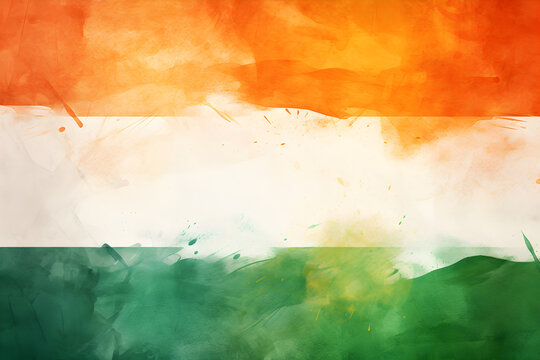 India Independence Day Indian Flag Background