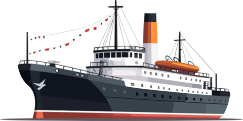 Merchant Ship illustration