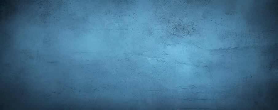 dark and blue concreate and cement wall to present product and background. Generative AI © MSTSANTA