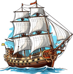 Sailing Ship illustration