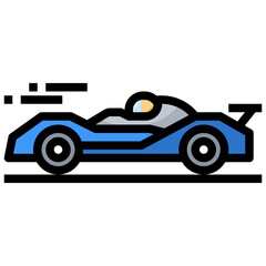 racing car line icon,linear,outline,graphic,illustration