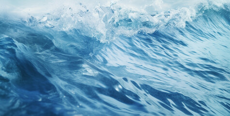 Fototapeta premium ocean wave texture. Generative Ai. 