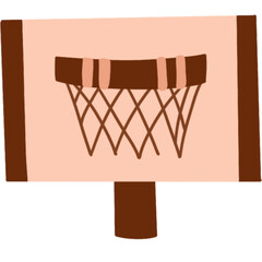 Fototapeta na wymiar illustration of an basketball background