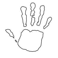 Handprint Outline 