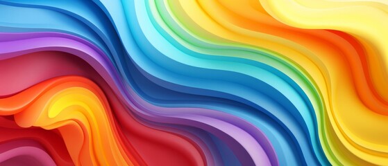 Obraz premium abstract colorful rainbow colors flow the background