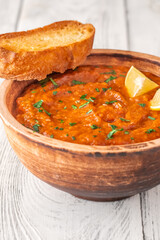 Zaalouk Moroccan eggplant dip