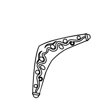 recommend clip art: Boomerang Outline 