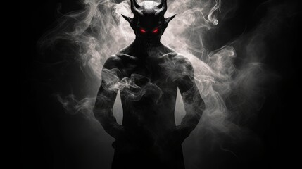 demon in smoke