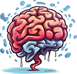 brain cartoon illustration