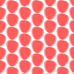 Geometric Elegance: Bold Red Petals in Grand Symmetry