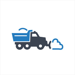 Snow plow icon