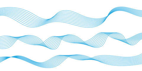 Simple Abstract flowing wave lines. Design element for technology, science, modern concept.vector eps 10