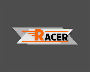 Racer Logo Vector