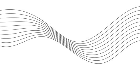 Simple Abstract flowing wave lines. Design element for technology, science, modern concept.vector eps 10