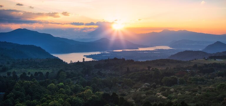 Amatitlan Lake, Guatemala