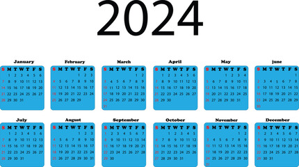 2024 calander design . table calender design .