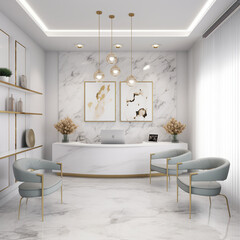 Elegant and modern Reception Area