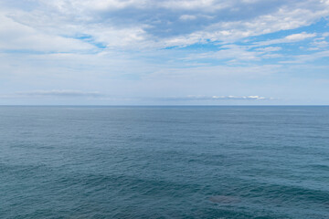 Blue sea and the sky