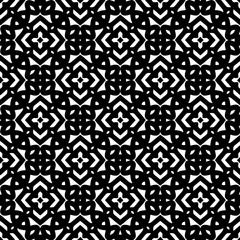 White background with black pattern. Seamless texture for fashion, textile design,  on wall paper, wrapping paper, fabrics and home decor. Simple repeat pattern.