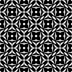White background with black pattern. Seamless texture for fashion, textile design,  on wall paper, wrapping paper, fabrics and home decor. Simple repeat pattern.
