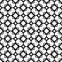 White background with black pattern. Seamless texture for fashion, textile design,  on wall paper, wrapping paper, fabrics and home decor. Simple repeat pattern.