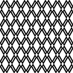 Fototapeta premium White background with black pattern. Seamless texture for fashion, textile design, on wall paper, wrapping paper, fabrics and home decor. Simple repeat pattern.