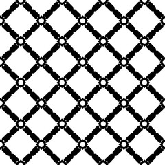 White background with black pattern. Seamless texture for fashion, textile design,  on wall paper, wrapping paper, fabrics and home decor. Simple repeat pattern.