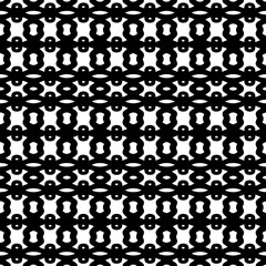 White background with black pattern. Seamless texture for fashion, textile design,  on wall paper, wrapping paper, fabrics and home decor. Simple repeat pattern.