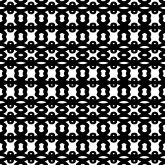 White background with black pattern. Seamless texture for fashion, textile design,  on wall paper, wrapping paper, fabrics and home decor. Simple repeat pattern.