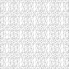White background with black Dashes lines. Plain background with  simpe pattern. Black and white color. Abstract background for web page, textures, card, poster, fabric, textile.