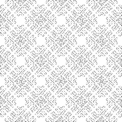 White background with black Dashes lines. Plain background with  simpe pattern. Black and white color. Abstract background for web page, textures, card, poster, fabric, textile.