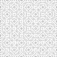 White background with black Dashes lines. Plain background with  simpe pattern. Black and white color. Abstract background for web page, textures, card, poster, fabric, textile.