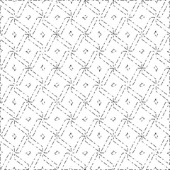 White background with black Dashes lines. Plain background with  simpe pattern. Black and white color. Abstract background for web page, textures, card, poster, fabric, textile.