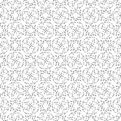 White background with black Dashes lines. Plain background with  simpe pattern. Black and white color. Abstract background for web page, textures, card, poster, fabric, textile.