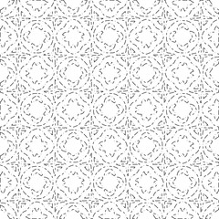 White background with black Dashes lines. Plain background with  simpe pattern. Black and white color. Abstract background for web page, textures, card, poster, fabric, textile.