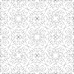 White background with black Dashes lines. Plain background with  simpe pattern. Black and white color. Abstract background for web page, textures, card, poster, fabric, textile.
