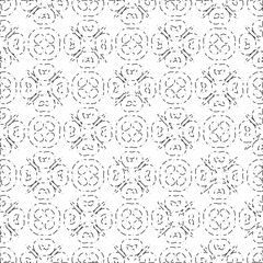 White background with black Dashes lines. Plain background with  simpe pattern. Black and white color. Abstract background for web page, textures, card, poster, fabric, textile.