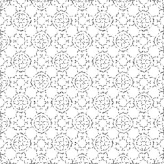 White background with black Dashes lines. Plain background with  simpe pattern. Black and white color. Abstract background for web page, textures, card, poster, fabric, textile.