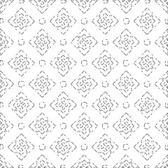 White background with black Dashes lines. Plain background with  simpe pattern. Black and white color. Abstract background for web page, textures, card, poster, fabric, textile.