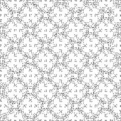 White background with black Dashes lines. Plain background with  simpe pattern. Black and white color. Abstract background for web page, textures, card, poster, fabric, textile.