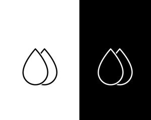 Droop water,blood icon vector flat style illustration