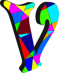 Vector letters. Each color can be changed at your discretion...