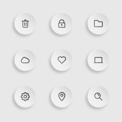 buttons for web design