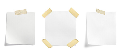 paper message note reminder blank background office business white empty page label adhesive tape